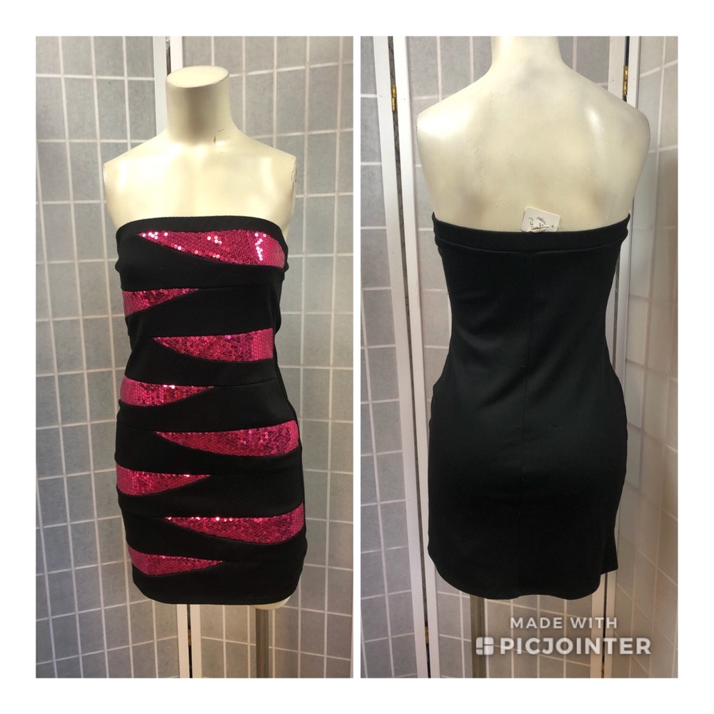 deb Woman Cocktail dress strapless size M sequins